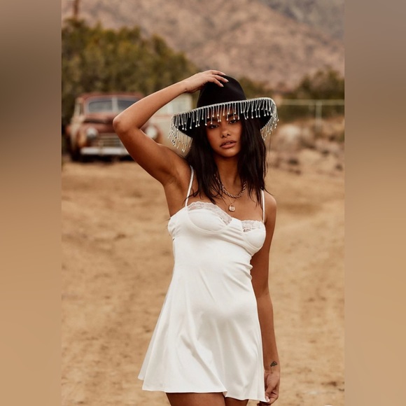 12th Tribe Candace White Mini Slip - Picture 5 of 7